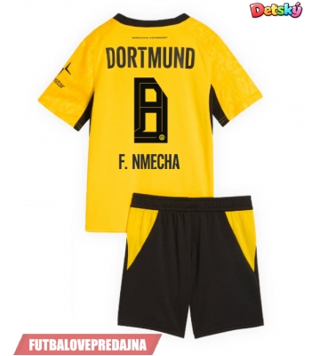 Lacne Dětský Futbalové dres Borussia Dortmund Felix Nmecha #8 2026-27 Krátky Rukáv - Domáci (+ trenírky)